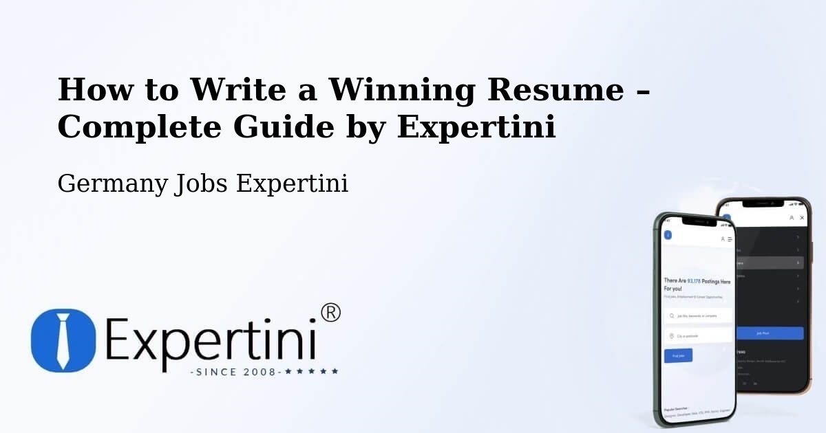 Resume Writing Guide for Job Seekers – Schkölen - Schkölen, Germany Jobs Expertini